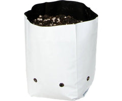 Hydrofarm Black & White Grow Bag, 1/2 Gallon (34 Packs of 30)