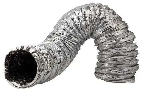 Ideal-Air Supreme Silver / Black Ducting 6 in. x 25 ft