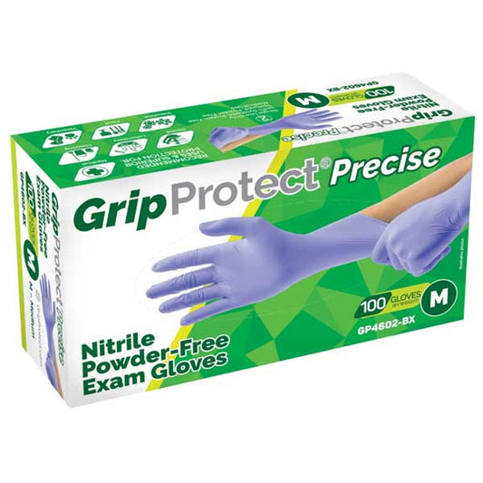GripProtect® Precise Nitrile Powder-Free Gloves (10/Case)