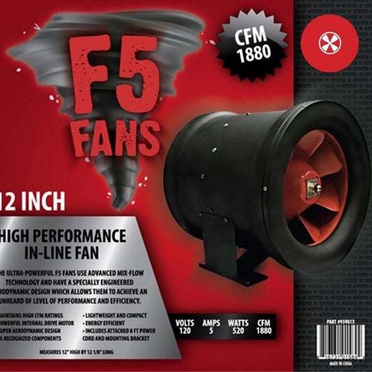 12'' F5 In-Line Fan - Default Title (959012)