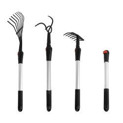 Zenport J0016-K1 Cultivator and Rake Garden Multi-Tool Bundle available from Seres Ag