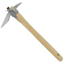 Zenport J6-06 Stainless Steel Planting Hoe with Pick and 15-Inch Ash Handle available from Seres Ag