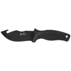 Zenport 14032B 4.2-inch blade Survival/hunting knife with gut hook and sheath available from Seres Ag