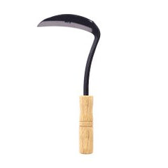 Zenport J6-040 Clad Moon Weeding Sickle with 4.5-Inch Carbon Steel Blade available from Seres Ag