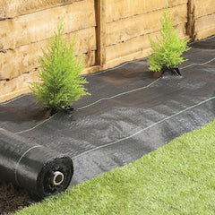 GROW1 Landscape Ground Cover Weed Mat Barrier Black 3ft x 300ft