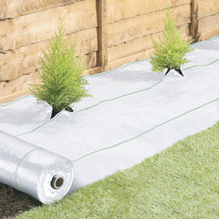 GROW1 Landscape Ground Cover Weed Mat Barrier White 3ft x 300ft