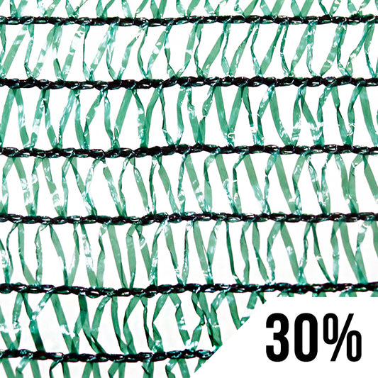 GROW1 Greenhouse Shade Cloth Dark Green 30% Light Dep 10ft x 100ft