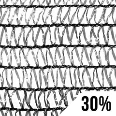 GROW1 Greenhouse Shade Cloth Black 30% Light Dep 20ft x 48ft