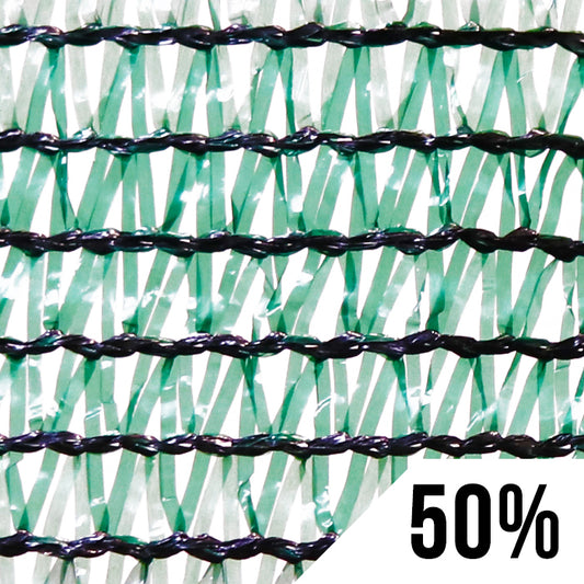 GROW1 Greenhouse Shade Cloth Dark Green 50% Light Dep 10ft x 100ft