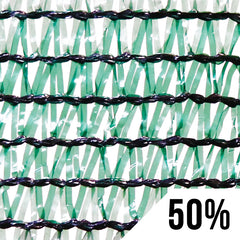 GROW1 Greenhouse Shade Cloth Dark Green 50% Light Dep 10ft x 100ft