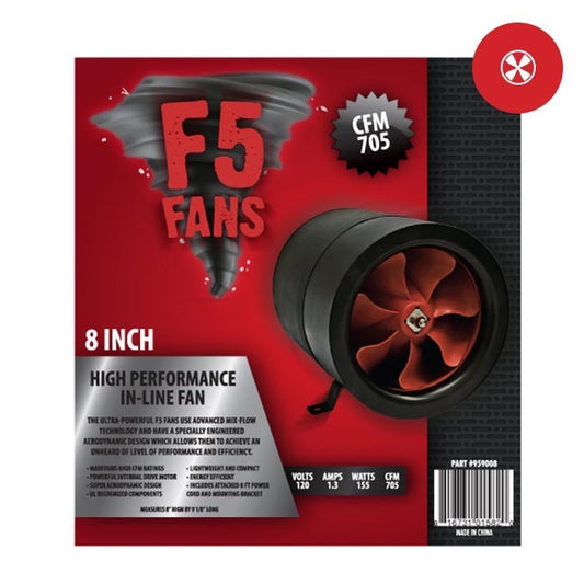 8'' F5 In-Line Fan - Default Title (959008)