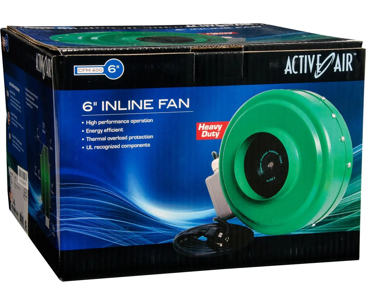 Active Air 6 in. Inline Duct Fan, 400 CFM