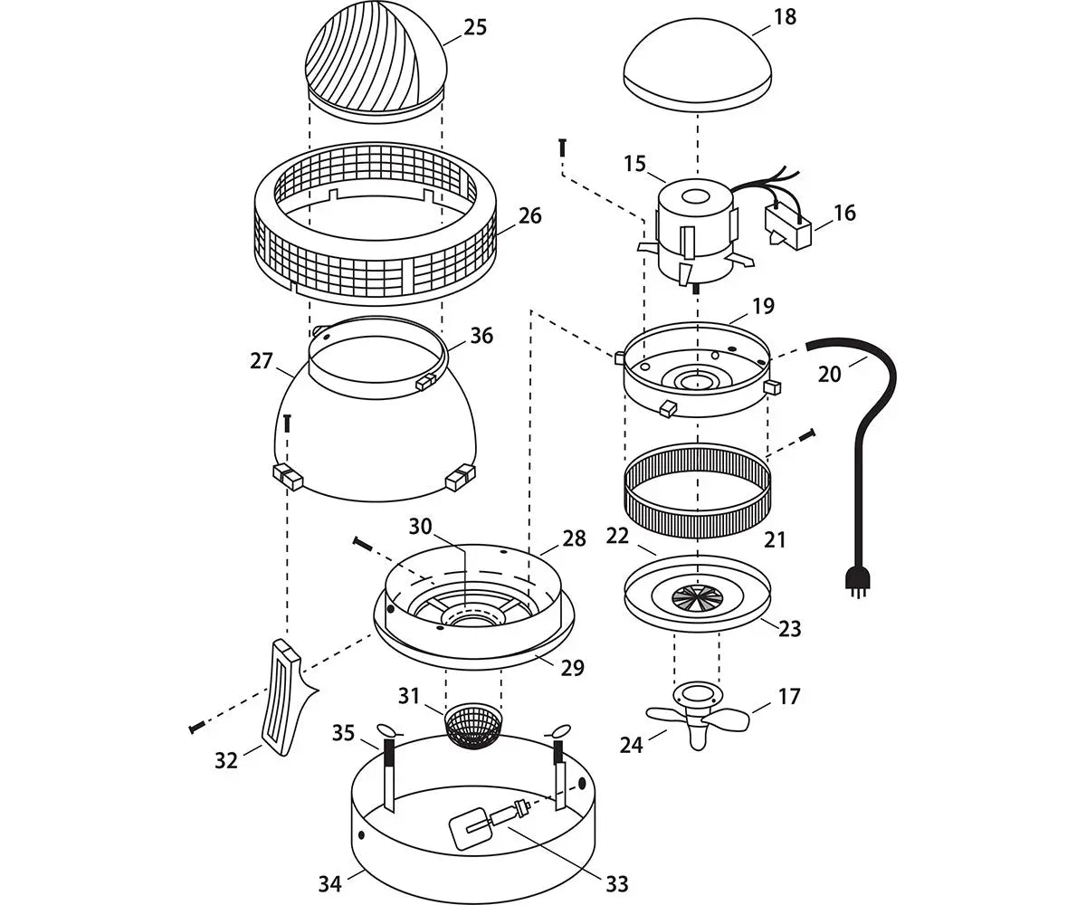 Active Air Commercial Humidifier, 75 Pint