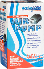 Active Aqua Air Pump, 1 Outlet, 2W, 3.2 L/min