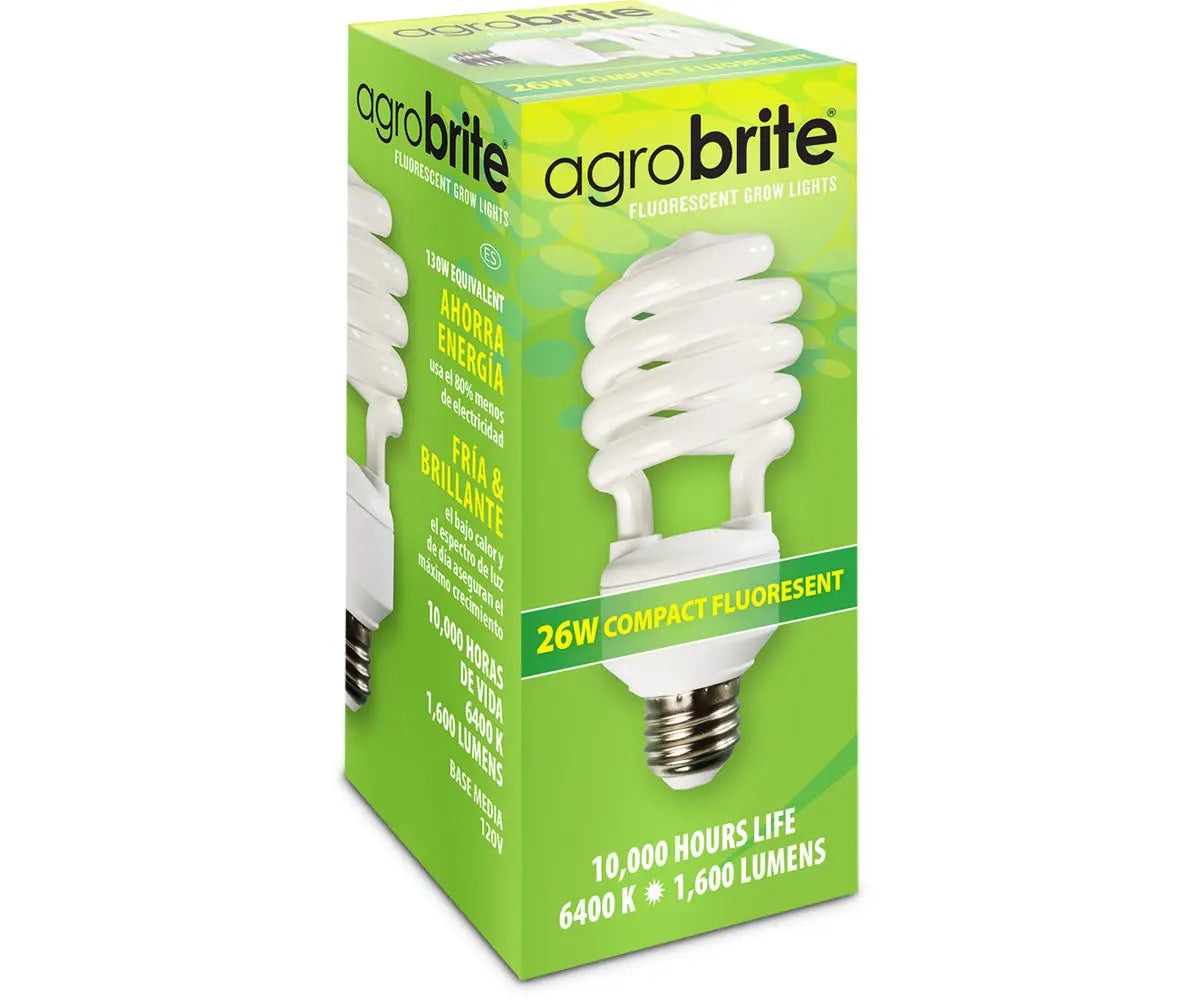 Agrobrite Compact Fluorescent Lamp, 26W (130W equivalent), 6400K