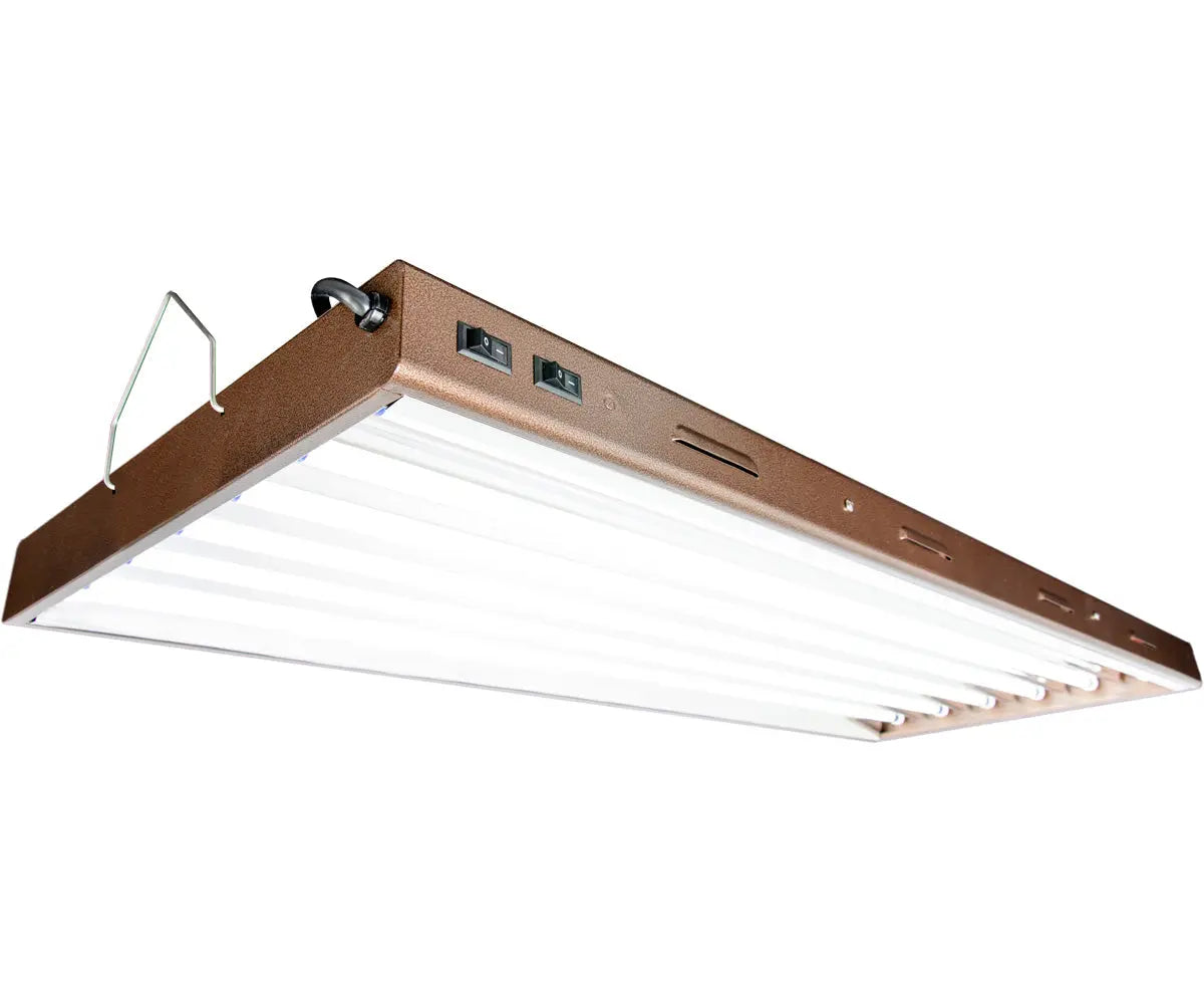 Agrobrite Designer T5 324W 4 ft 6-Tube Fixture with Lamps