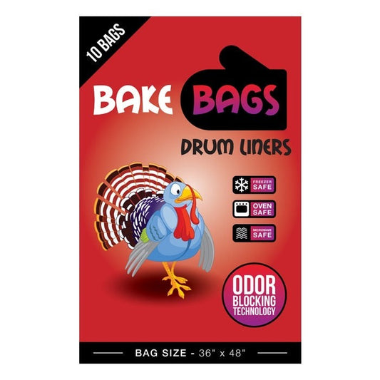 Bake Bags 55 Gallon Drum Liners 36'' W  x 48'' H (10/Pack) - Default Title (788710)