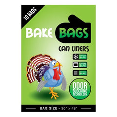 Bake Bags Ostrich Can Liners 30'' W x 48'' H  (10/pack) - Default Title (788705)