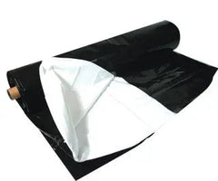 Black White Poly, 100 ft x 10 ft - 5.5 mil