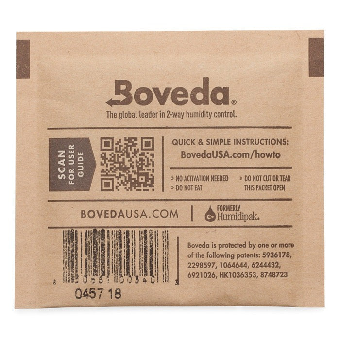 Boveda 62% RH 8g Bulk (Individually Wrapped) - 300/case - Default Title (MB62-08-OWB)