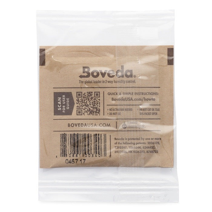 Boveda 62% RH 8g Bulk (Individually Wrapped) - 300/case - Default Title (MB62-08-OWB)