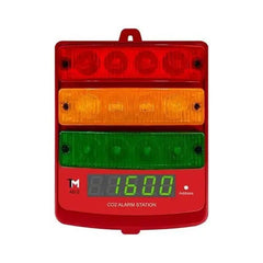 CO2 Alarm Station audio/visual + LED display indicator with cable set