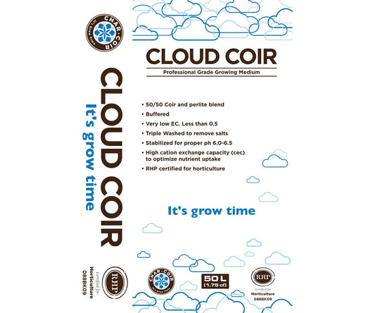 Char Coir CLOUD COIR 50/50 perlite/coco, RHP, 50 Liter