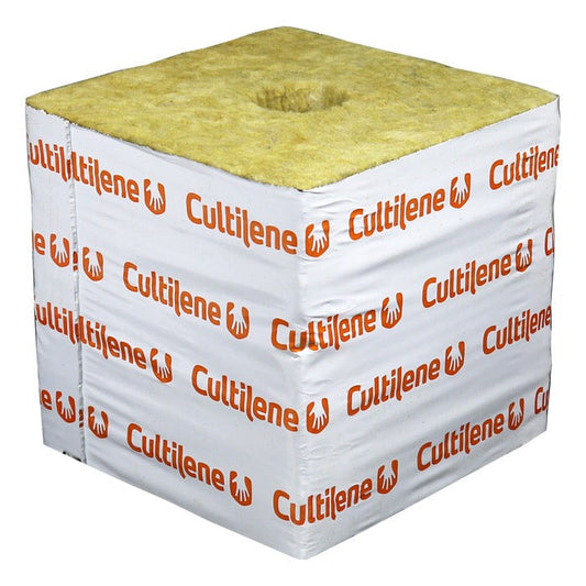 Cultilene (Cultiwool) 6x6x4 Block w/ Optidrain (64 pieces per case) - Default Title (CUL664)
