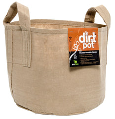 Dirt Pot Flexible Portable Planter w/ handles, Tan - 65 Gallon