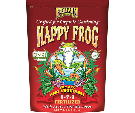 FoxFarm Happy Frog® Tomato & Vegetable Fertilizer, 4 lb Bag