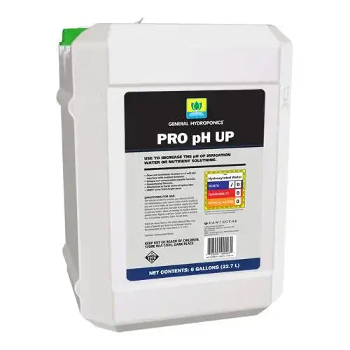 General Hydroponics PRO pH Up 6 Gallon