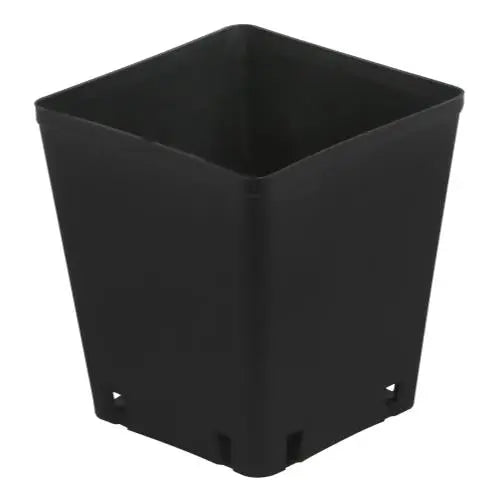 Gro Pro Black Plastic Square Pot 5 ih x 5 in. x 5.25 in.