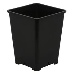 Gro Pro Premium Black Square Pot 6 in. x 6 in. x 8 in.