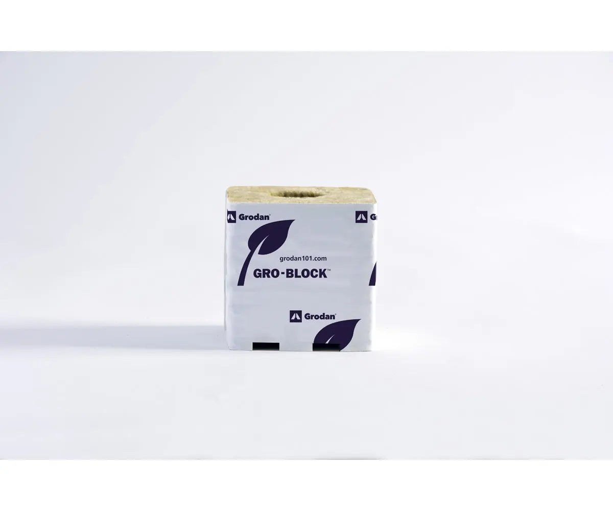Grodan Gro Block Improved GR10 Large 4 in. w/Hole – Seres