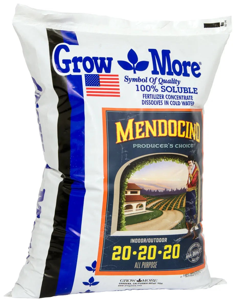 Grow More Mendo Soluble 20-20-20, 25 lb