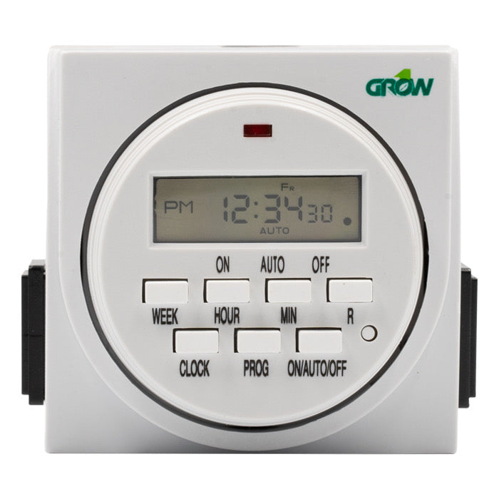 Grow1 120V Dual Outlet Digital Timer - Default Title (710010)