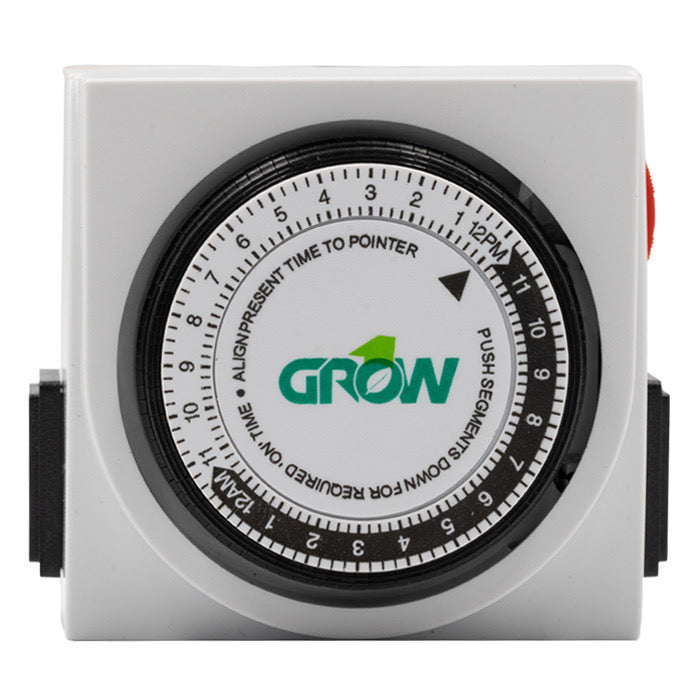 Grow1 120V Dual Outlet Mechanical Timer - Default Title (710001)