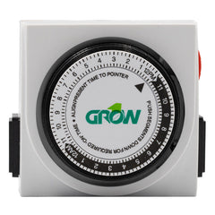 Grow1 120V Dual Outlet Mechanical Timer - Default Title (710001)