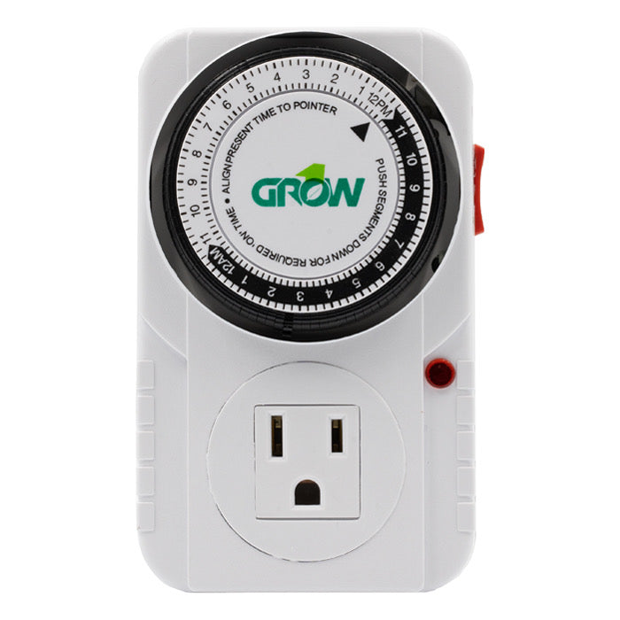 Grow1 120V Single Outlet Mechanical Timer - Default Title (710002)