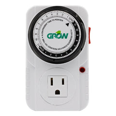 Grow1 120V Single Outlet Mechanical Timer - Default Title (710002)