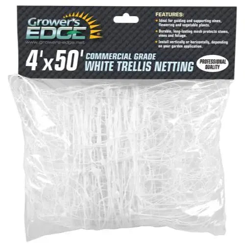 Grower's Edge Commercial Grade Trellis Netting 4 ft x 50 ft (10/Cs)