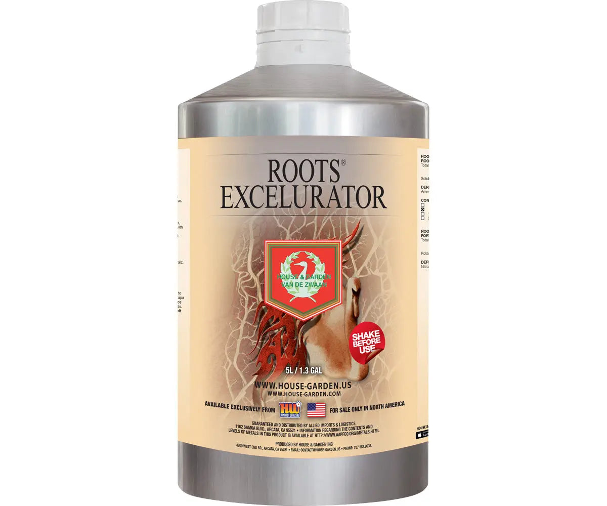 House & Garden Roots Excelurator, (silver bottle), 5 Liter