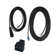 Hydro-X Set: to 3 Pin IP67 Convertor Cable, 1x T-Splitter, 1x16' RJ12 Cable