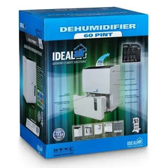 Ideal-Air Dehumidifier 60 Pint - Up to 120 Pints Per Day