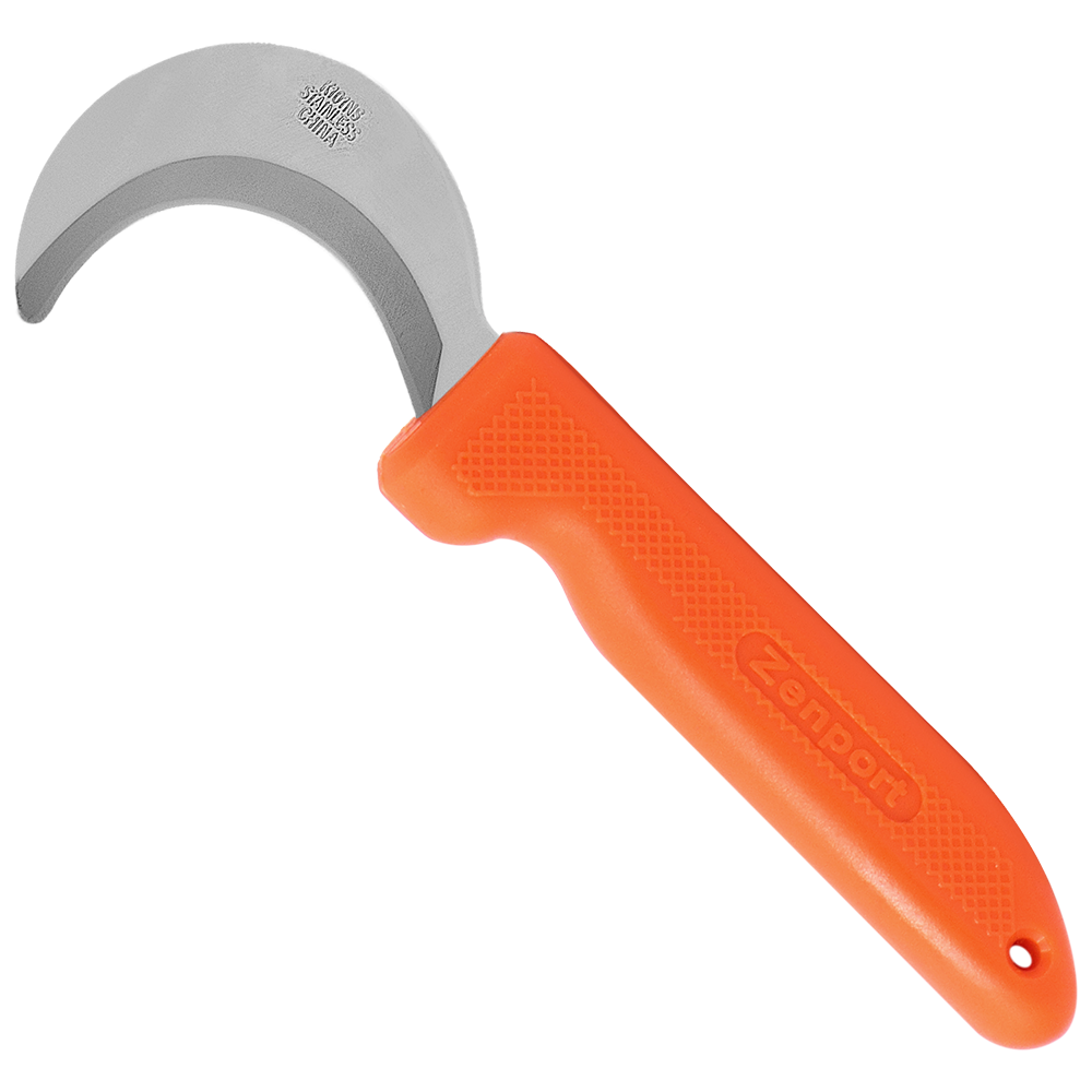 Zenport K101NS Mini, non-serrated hook blade knife available from Seres Ag