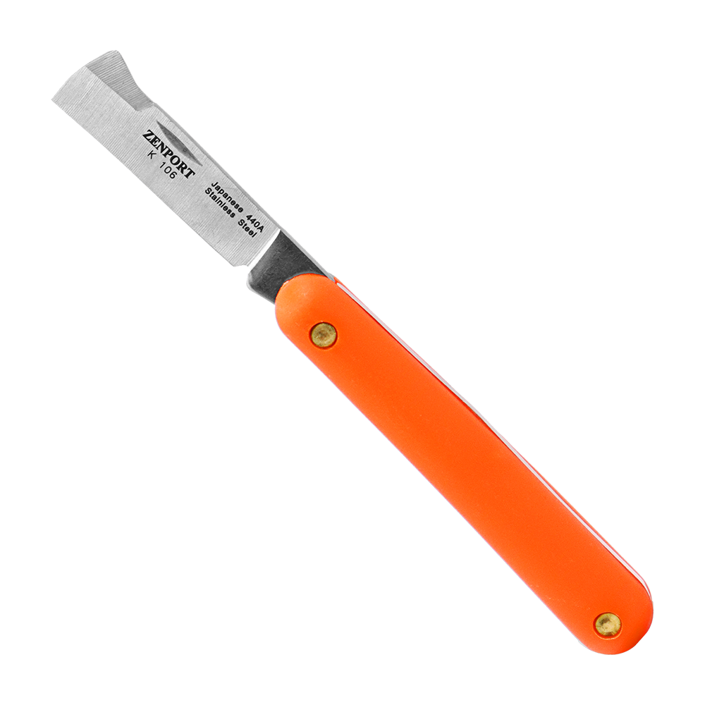 Zenport K106 6.5-inch Stainless Grafting/Pruning Knife available from Seres Ag