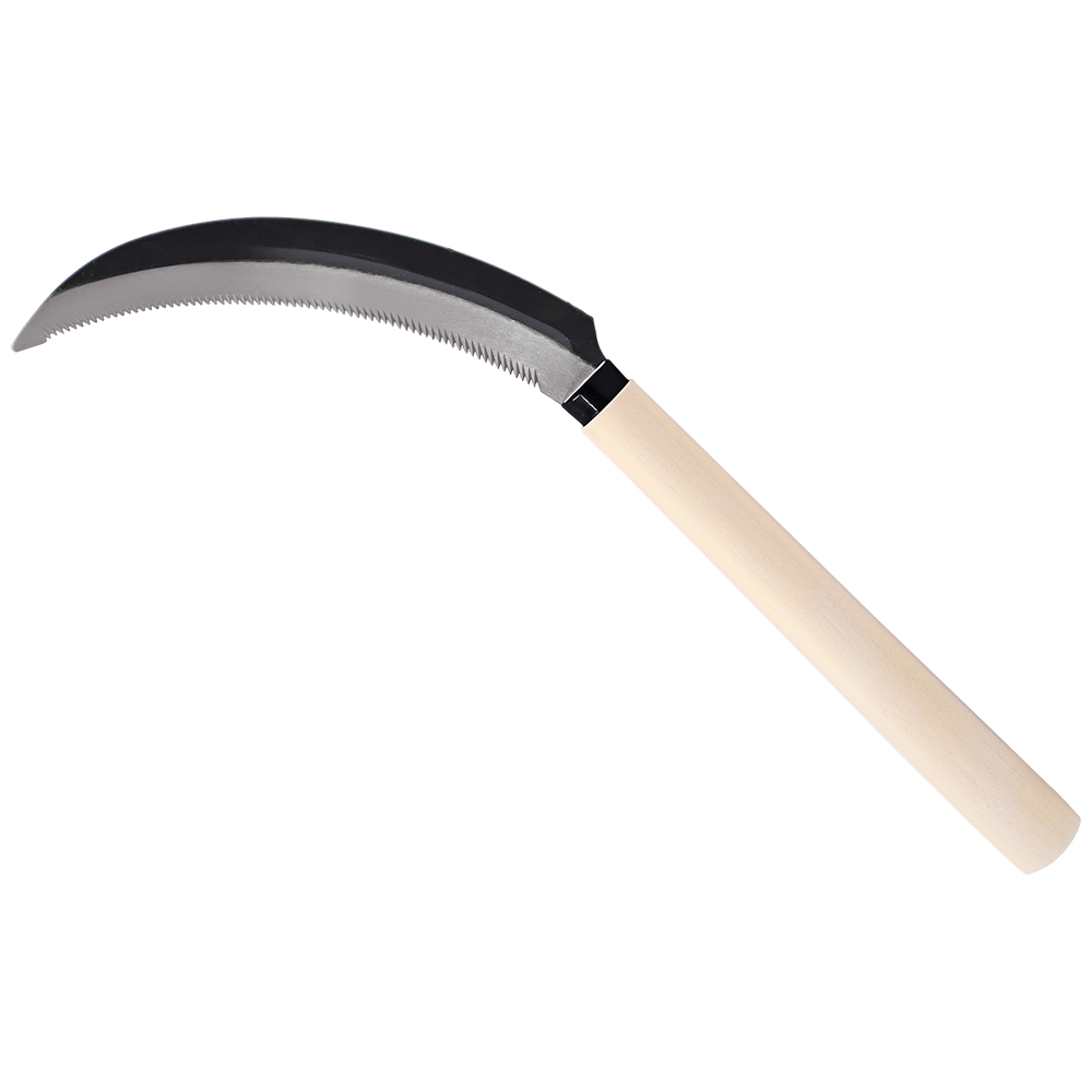 Zenport K205 Harvest Knife Weeding Sickle with Wood Handle, Steel Blade available from Seres Ag