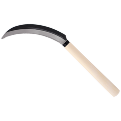 Zenport K205 Harvest Knife Weeding Sickle with Wood Handle, Steel Blade available from Seres Ag