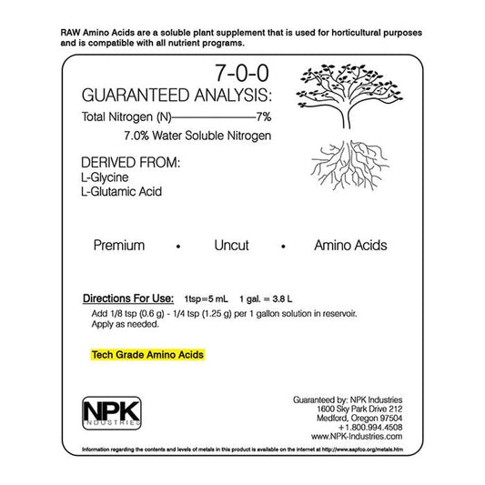 NPK RAW Amino Acids 2lb - Default Title (NPK422)