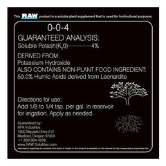 NPK RAW Humic Acid 25lb